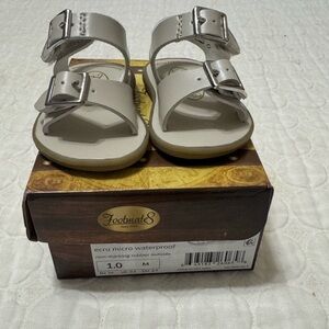 Footmates Tide Baby Sandal in Ecru - Size 1 (Infant)